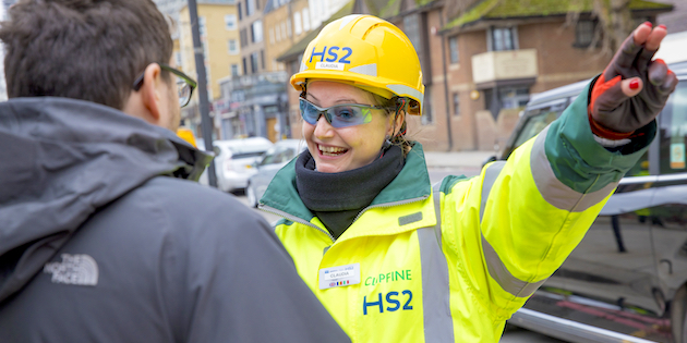 Hearing protection for workers sounds good on HS2 rail construction sites