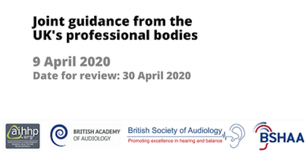 AWN Coronascope: UK – unified response on practice guidelines as audiology finds ways to serve hearing loss patients