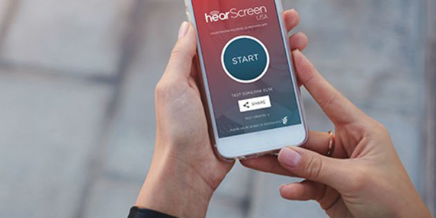 hearScreen USA App launch