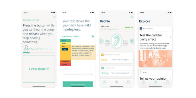 New type of hearing test app from Germany
