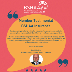 BSHAA,uk audiology,audiology training